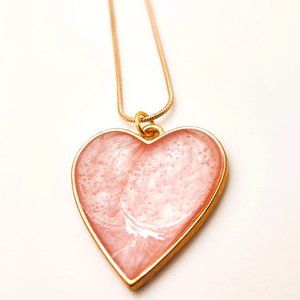 2/$40 SALE Beautiful Handmade Heart-Shaped Necklace - Casual & Unique